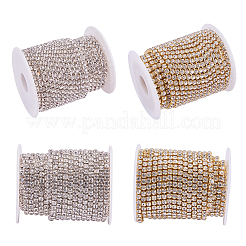 Brass Rhinestone Strass Chains&nbsp;CHC-BC0001-04-SS18