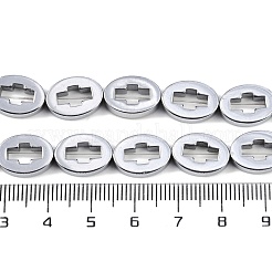 Electroplated Synthetic Non-magnetic Hematite Beads Strands&nbsp;G-K375-C01-02