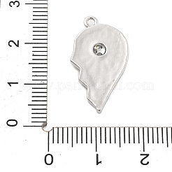Brass Micro Pave Cubic Zirconia Pendants&nbsp;KK-L228-25A-P