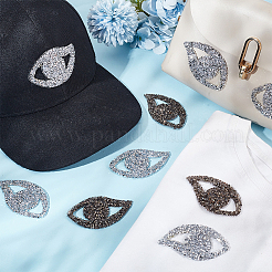 16Pcs 2 Colors Eye Hotfix Rhinestone&nbsp;DIY-GA0006-44