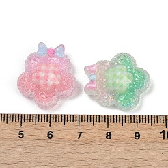 Opaque Resin Flower Cabochons&nbsp;RESI-R465-03