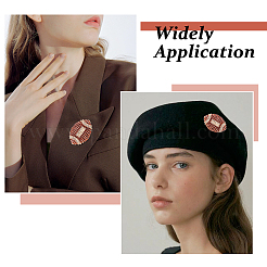 Zinc Alloy Rhinestone Lapel Pin Brooches&nbsp;JEWB-WH0028-122