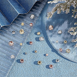 192Pcs 12 Style Brass Beads&nbsp;KK-BC0009-10