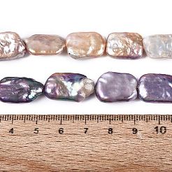 Natural Baroque Keshi Pearl Beads Strands&nbsp;PEAR-S020-D13