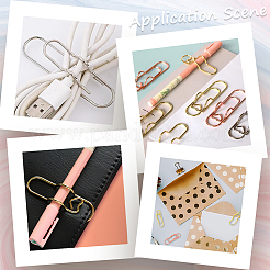 18Pcs 3 Colors Carbon Steel Pen Clips for Notebook Scrapbook&nbsp;FIND-SP0002-99