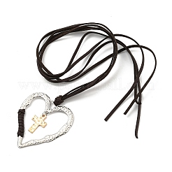 Alloy Pendant Necklaces&nbsp;LS-NJEW-K261-09D-PG