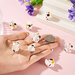 8Pcs 2 Styles Handmade Porcelain Beads&nbsp;PORC-TA0001-47B