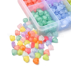 600Pcs 10 Colors Imitation Jelly Acrylic Beads&nbsp;MACR-YW0001-82