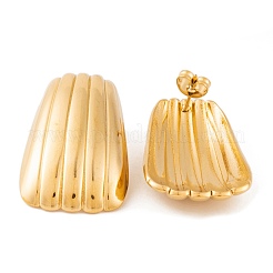 Ion Plating(IP) 304 Stainless Steel Stud Earrings for Women&nbsp;EJEW-L272-032G-02