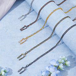 5Pcs 5 Colors Alloy Clip Pocket Watch Chain&nbsp;FIND-FH0009-15