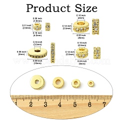 8Pcs 4 Styles Brass Micro Pave Cubic Zirconia Beads&nbsp;KK-CJ0003-05