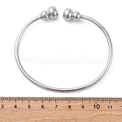 304 Stainless Steel Cuff Bangles&nbsp;BJEW-P310-08P