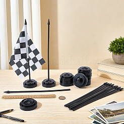 Plastic Flag Display Basement&nbsp;ODIS-WH0086-224A
