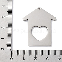 201 Stainless Steel Pendants&nbsp;STAS-Q342-29P