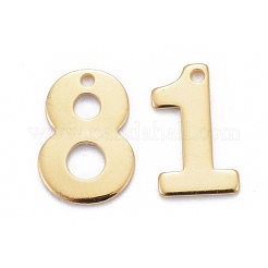 201 Stainless Steel Charms&nbsp;STAS-P140-G