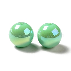 UV Plating Rainbow Iridescent Acrylic Beads&nbsp;PACR-D070-01