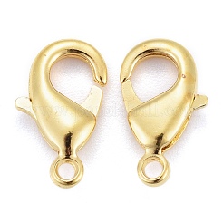 Brass Lobster Claw Clasps&nbsp;KK-902-G01-NF