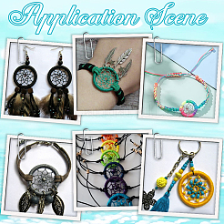 DIY Woven Web/Net Bracelets Making Findings Kit&nbsp;DIY-SC0027-95