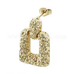 Brass Dangle Stud Earrings&nbsp;EJEW-N011-38G-NF