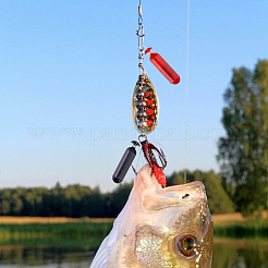 40Pcs 4 Colors PVC & Stainless Steel Fishing Lure Bait Rattle&nbsp;FIND-FH0017-57