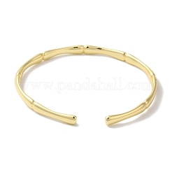 Brass Open Cuff Bangles for Women&nbsp;LS-BJEW-C070-05G