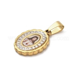 304 Stainless Steel Pendants&nbsp;STAS-Q343-06B-G
