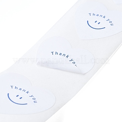 500Pcs Heart with Thank You Roll Stickers&nbsp;DIY-U008-01C