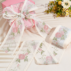 10 Yards Embroidery Polyester Lace Trim&nbsp;OCOR-GF0001-80C
