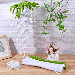 4M Plastic Beaded Trim Garland Strand&nbsp;AJEW-SC0032-02