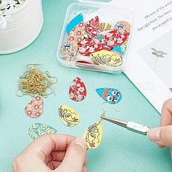 DIY Iron Dangle Earring Making Kits&nbsp;DIY-NB0005-59