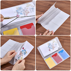 4Pcs Rectangle PVC File Pockets&nbsp;AJEW-CP0011-42A
