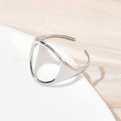 304 Stainless Steel Cuff Open Rings&nbsp;SA-CBA8AFD-03P