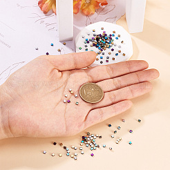 200Pcs 10 Colors Electroplated Synthetic Non-magnetic Hematite Beads&nbsp;G-TA0002-10