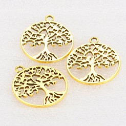 Tibetan Style Alloy Pendants&nbsp;TIBEP-5347-AG-LF