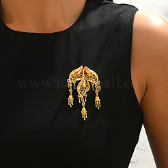 Filigree Leaf Alloy Lapel Pins&nbsp;EQ9478