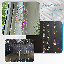 100Pcs Glass Charms&nbsp;GLAA-SP0001-70