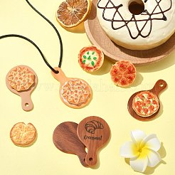 50Pcs 10 Style Resin Imitation Pizza&nbsp;FIND-CJ0004-34