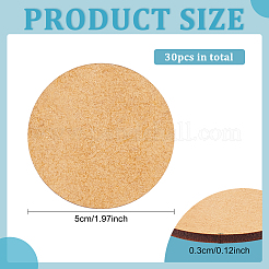30Pcs Medium Density Fiberboard (MDF) Sheet&nbsp;WOOD-FG0001-30