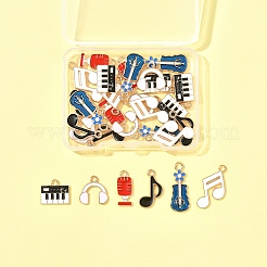 30Pcs 6 Styles Alloy Enamel Charms&nbsp;FIND-FS0003-99