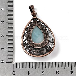 Natural Flower Amazonite Pendants&nbsp;G-A297-05R-11