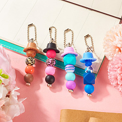 Silicone Bead Pendant Decoration&nbsp;HJEW-TA00189