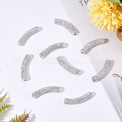 10Pcs Brass Middle East Rhinestone Beads&nbsp;RB-SC0001-08
