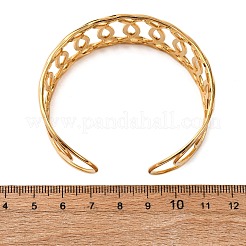 304 Stainless Steel Cuff Bangles for Women&nbsp;BJEW-G749-01G
