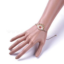 Waxed Polyester Cord Bracelets&nbsp;BJEW-JB04481
