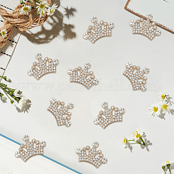 30Pcs Zine Alloy Rhinestone Cabochons&nbsp;FIND-SC0019-86