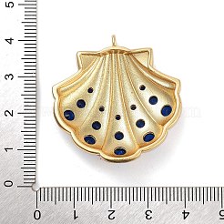 Rack Plating Brass Micro Pave Cubic Zirconia Pendants&nbsp;KK-Z064-06G