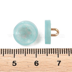 1-Hole Resin Alloy Shank Buttons&nbsp;FIND-B065-03G-08