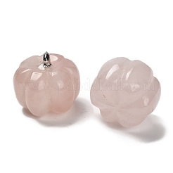 Natural Rose Quartz Bell Pepper Figurines&nbsp;G-Q190-02P-02