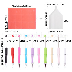 10Pcs 10 Colors ABS Plastic Nail Art Rhinestones Pickers Beadable Pens&nbsp;DIY-TA0014-97
