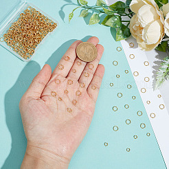 450Pcs 3 Style 304 Stainless Steel Split Rings&nbsp;STAS-ME0002-60
